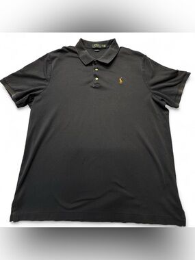 Polo Ralph Lauren Mens Polo Shirt XL Blue Classic Pony Business Preppy G24